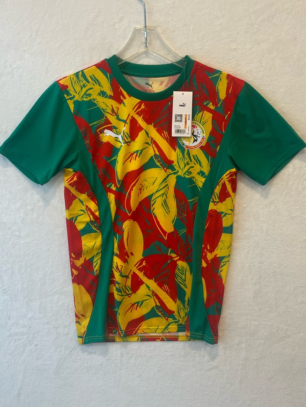 Puma Dry Cell Senegal Men’s Pre-Match Soccer Jersey Size Small NWT